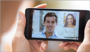 Use GLTalk to have a live video chat with friends and family anywhere across the world.